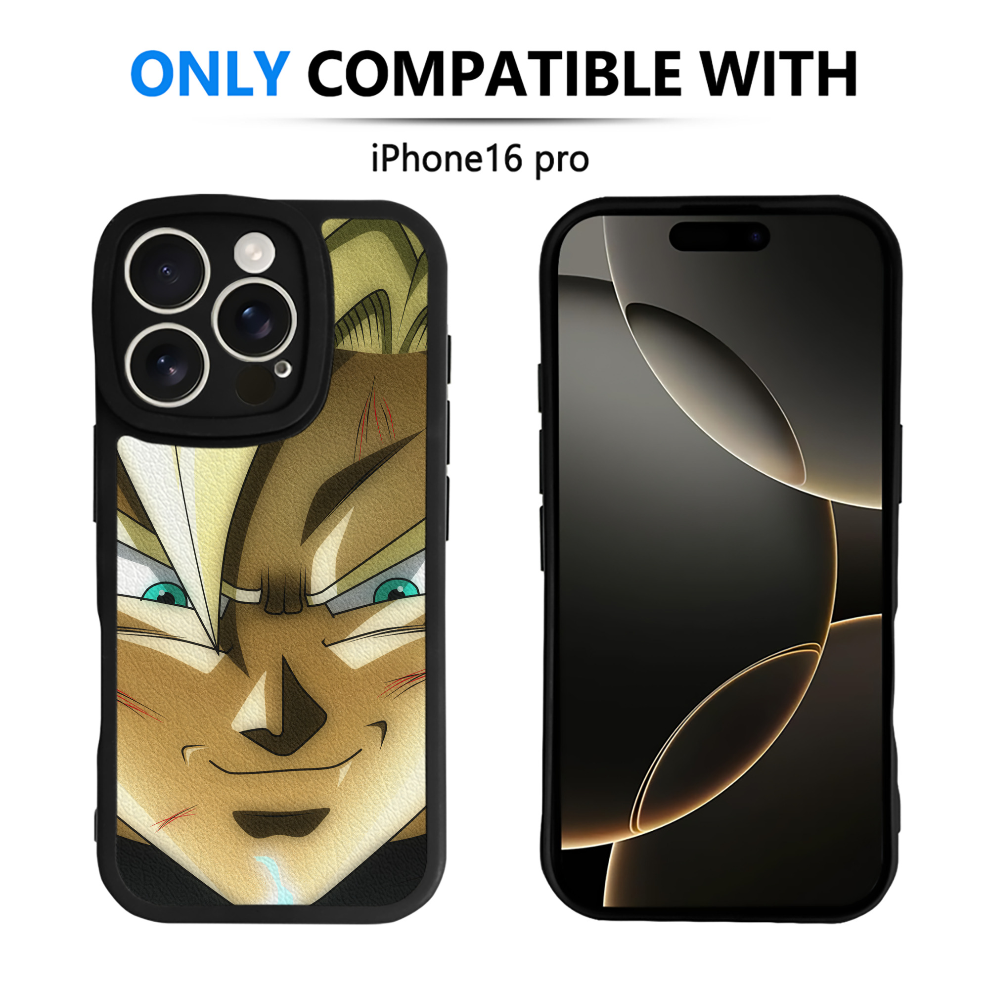 （画像用） ドラゴンボール DRAGON BALL 【iPhone 16シリーズ対応】シリコンスマホケース（レザー調） 材質：シリコン